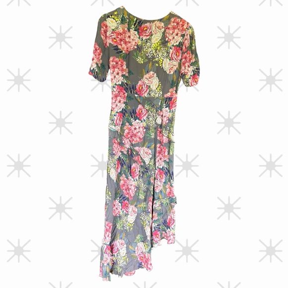 Majorelle Revolve Floral Midi Dress Size Small - Picture 4 of 6